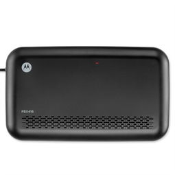 MotoPBX416 集团程控交换机 4进16出电脑话务录音留言系统与二次来电显示话机